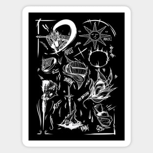 Parchment Of Souls Blk Magnet